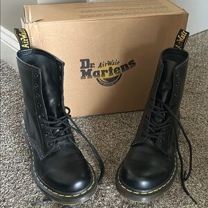 Dr. Martens Black Leather Boots